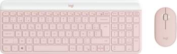 Logitech Slim Combo MK470, US, rozā