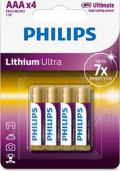 Philips Lithium Ultra, AAA, 4 gab