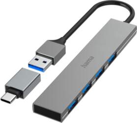 Hama USB Hub, 4x USB 3