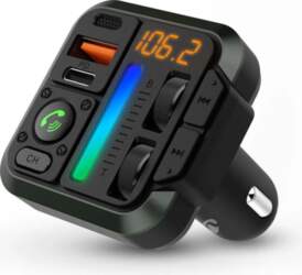 Nedis Car FM Transmitter Fixed, melna