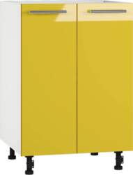 BlanKit D53 White+Yellow.G371 Кухонный шкаф