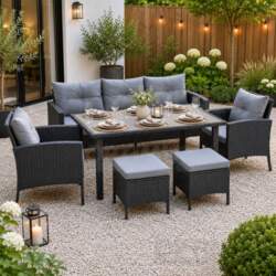Adella 52390ST7-SET Стол обеденный со стульями