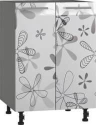 BlanKit D53 Graphite+Flower.G432 Skapis , Virtuve