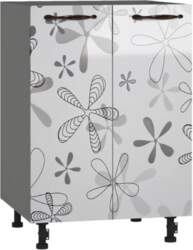 BlanKit D53 Graphite+Flower.G432 M2 Skapis