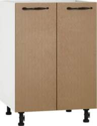BlanKit D53 White+BrushCaramel.M378 M2 Кухонный