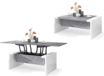 MAZZONI Galds-transformers SPACE Beton Milenium/Bialy