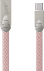 Beeyo Flat USB C-type cable pink