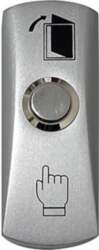 Hismart Exit Button, Cinz Alloy, No/Com