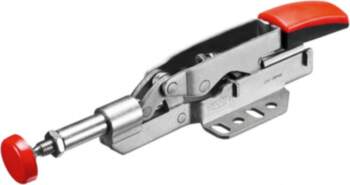 Push clamp with horizontal base plate