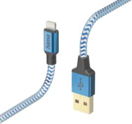 Hama 00201553 Reflective Charging Cable, USB-A