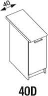 Halmar Skapis D40
