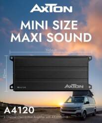 AXTON A4120 4-Channel Class-D Mini-Amplifier 4