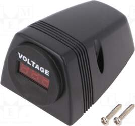 Power voltmeter red