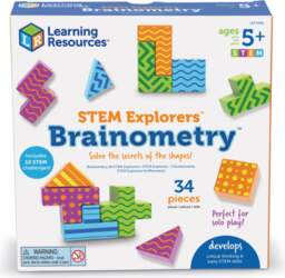 BS Krāsainā formu puzzle Brainometry™