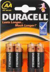 Duracell AA/LR6, Alkaline Basic MN1500, 4