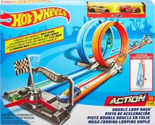 Hot Wheels Double Loop Dash Trackset