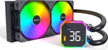 Montech HyperFlow Digital 240 Black procesora