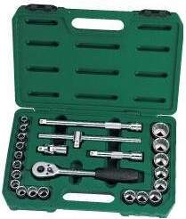 Sata 1/2" Dr. Socket 12pt. set