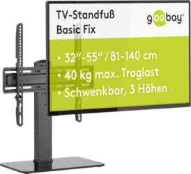 Goobay Tabletop TV Stand Basic Fix