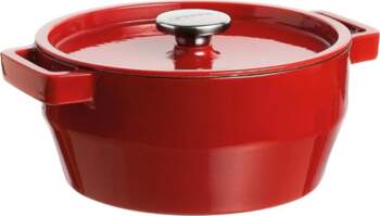 Katls 6.3L PYREX apaļš čuguna