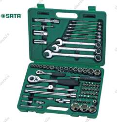 Sata 1/4" + 1/2" Dr. Socket