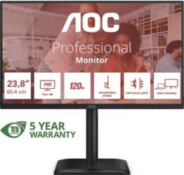 AOC 24E4CV, 24" IPS LED monitors