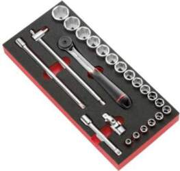 Facom 1/4 OGV GRP SOCKETS FOAM