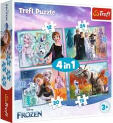 TREFL FROZEN Puzzle 4 in 1