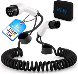 Evify Type 2 Spiral Charging Cable