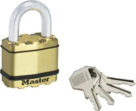 Masterlock M5BEURD Piekaramā atslēga - tērauda/misiņa