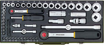 Proxxon Socket set 1/2" + 1/4&quot