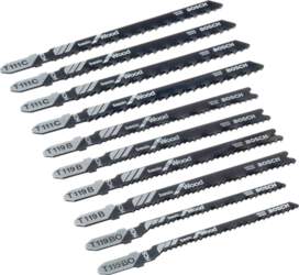 Bosch 10 figūrzāģa asmeņu komplekts Basic