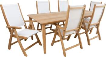 Dining set MALDIVE table and 6