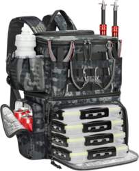 Matein Fishing Backpack with Boxes and