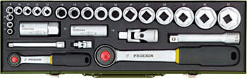 Proxxon Socket set 1/2" + 1/4&quot