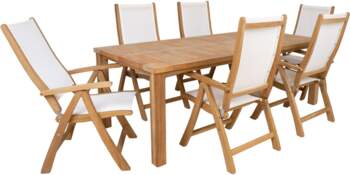 Dining set BALI table and 6
