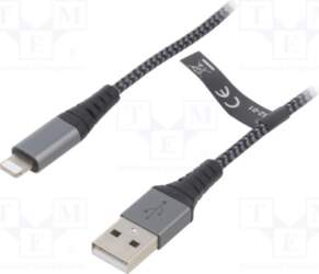Goobay Lightning to USB-A Textile Cable