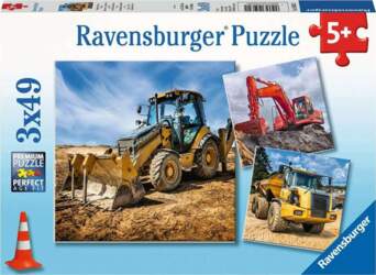 Ravensburger Puzzle 3x49 gabaliņu Digger at