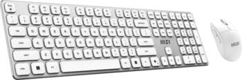 MSI FORGE K210 Wireless Combo White