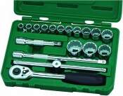 Sata 1/2" Dr. Socket 12pt. set