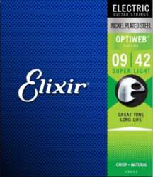 Electric Guitar Strings Elixir Optiweb 19002