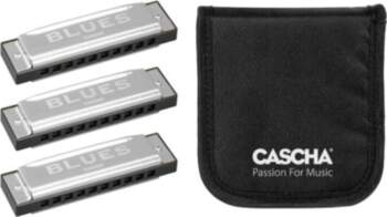 Cascha Blues Harmonica pack HH-2341