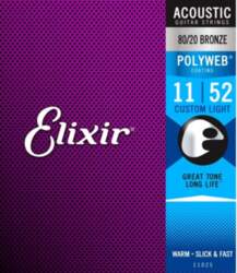 Elixir Polyweb Acoustic Guitar Strings 11025