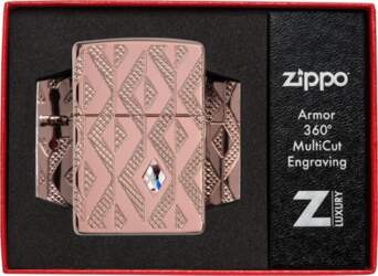 Zippo Lighter 49702 Armor® Geometric Diamond