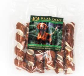 Real Dog Snacks Rawhide Roll With