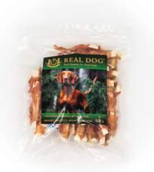 Real Dog Snacks Cod Strips Wrapped