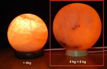 Sāls lampa lielgabalu lode