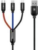Baseus Rapid USB Cable 3in1 USB-C+Lightning+Micro