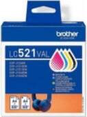 Brother LC521VAL Value Pack C/ M/