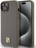 Dkny Leather Pattern Metal Logo MagSafe